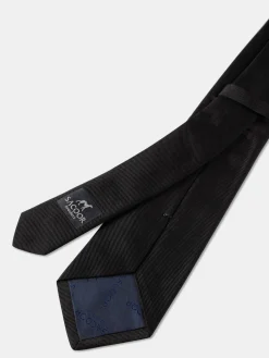 Discount Semi Plain Tie 100% Silk 8cm Gravatas