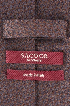 Semi Plain Tie 100% Silk 8cm Gravatas