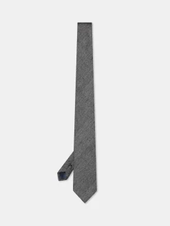 New Semi Plain Tie 100% Silk 7,5cm Gravatas