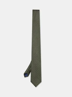 Sale Semi Plain Tie 100% Silk 7,5cm Gravatas