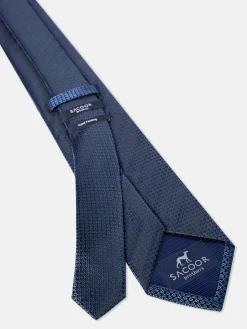 Sale Semi Plain Tie 100% Silk 7,5cm Gravatas