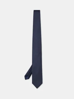 Discount Semi Plain Tie 100% Silk 7,5cm Gravatas