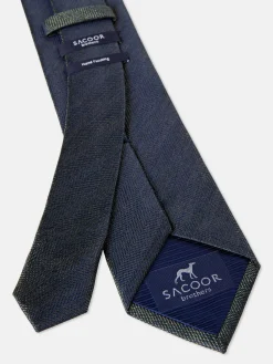Discount Semi Plain Tie 100% Silk 7,5cm Gravatas