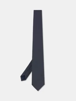 Online Semi Plain Tie 100% Silk 8cm Gravatas