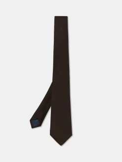 Discount Semi Plain Tie 100% Silk 8cm Gravatas