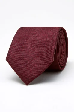 Best Semi Plain Tie Silk and Wool Blend 7,5cm Gravatas