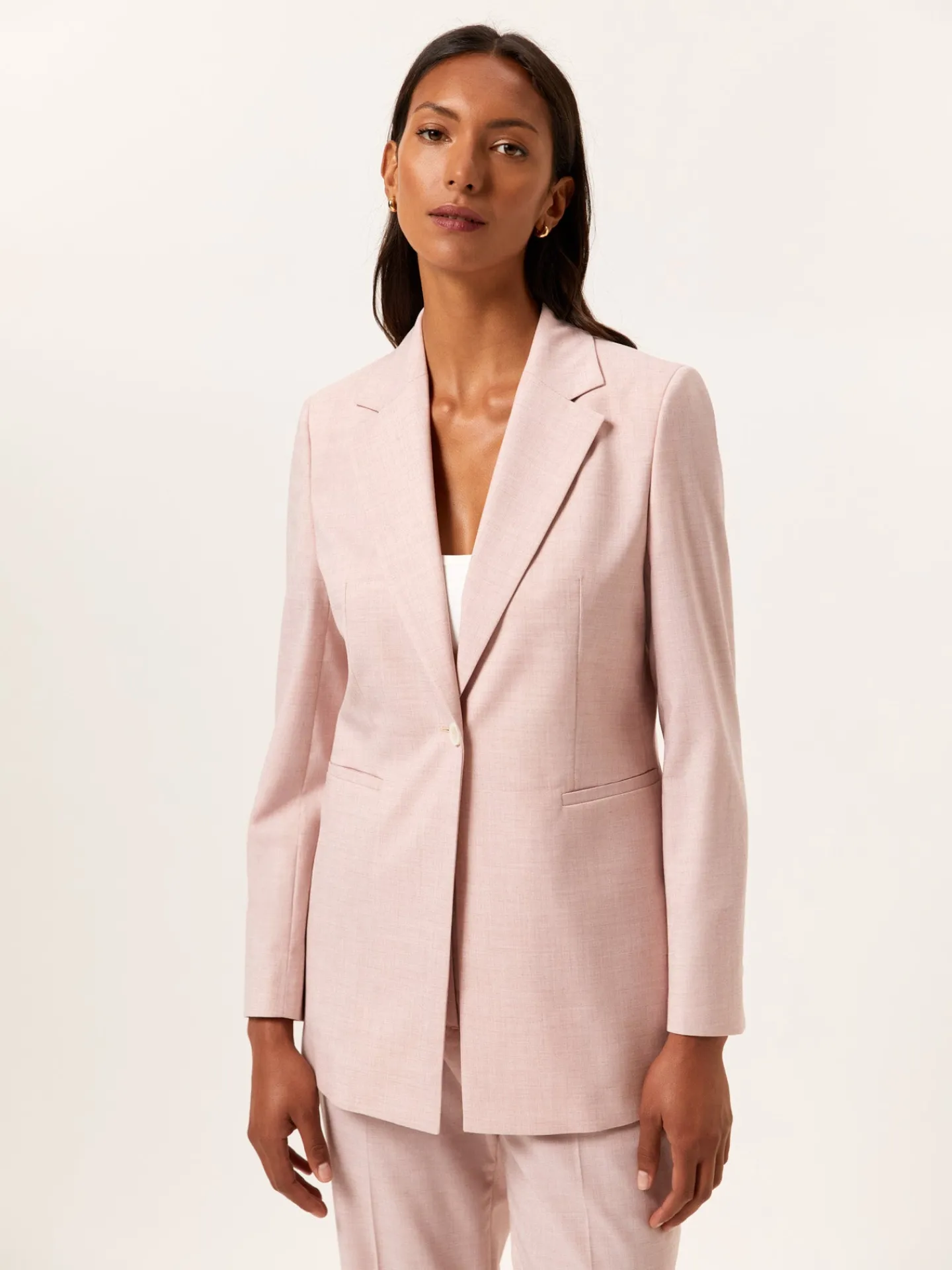 Online Single-Breasted Suit Blazer In Viscose Blend MULHER Blazers|Fatos