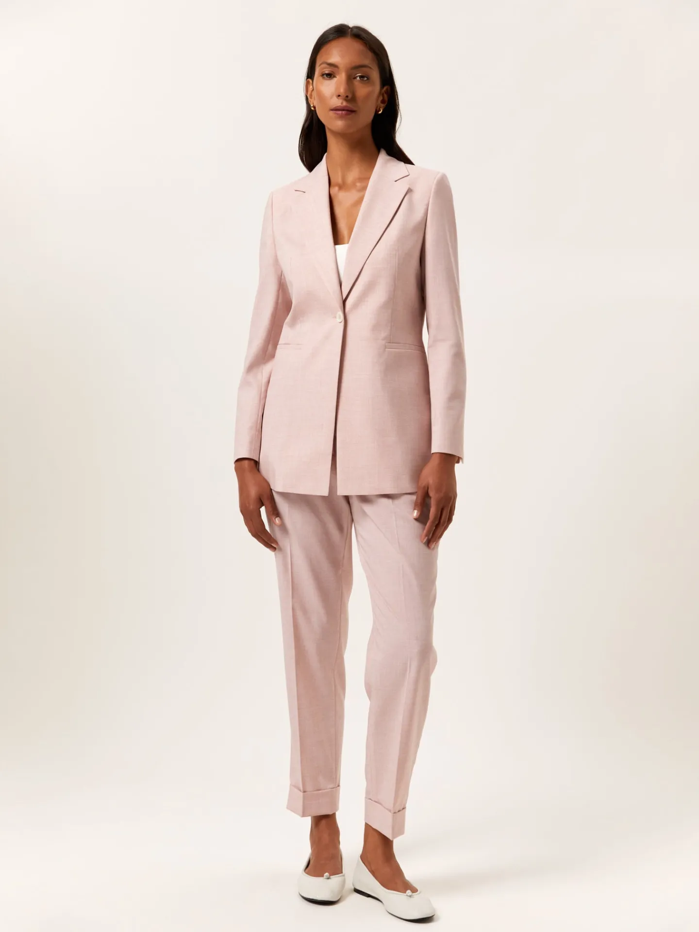 Online Single-Breasted Suit Blazer In Viscose Blend MULHER Blazers|Fatos