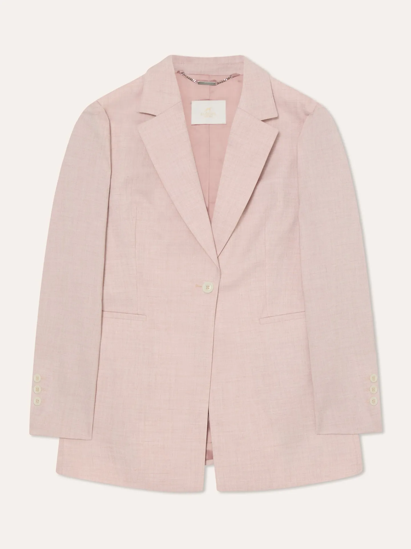 Online Single-Breasted Suit Blazer In Viscose Blend MULHER Blazers|Fatos
