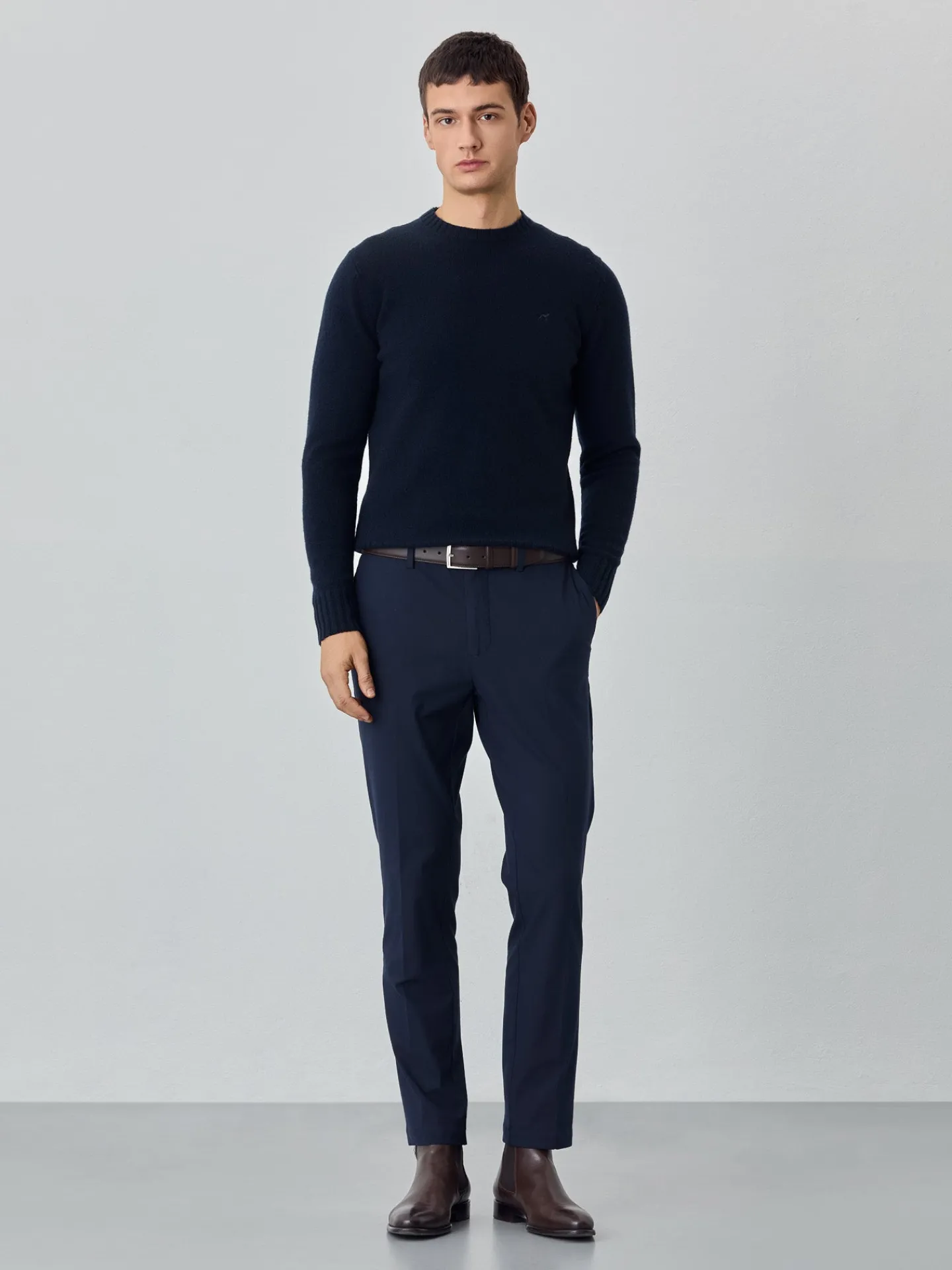 Sale Slim fit bi stretch chino trousers Calças Casuais