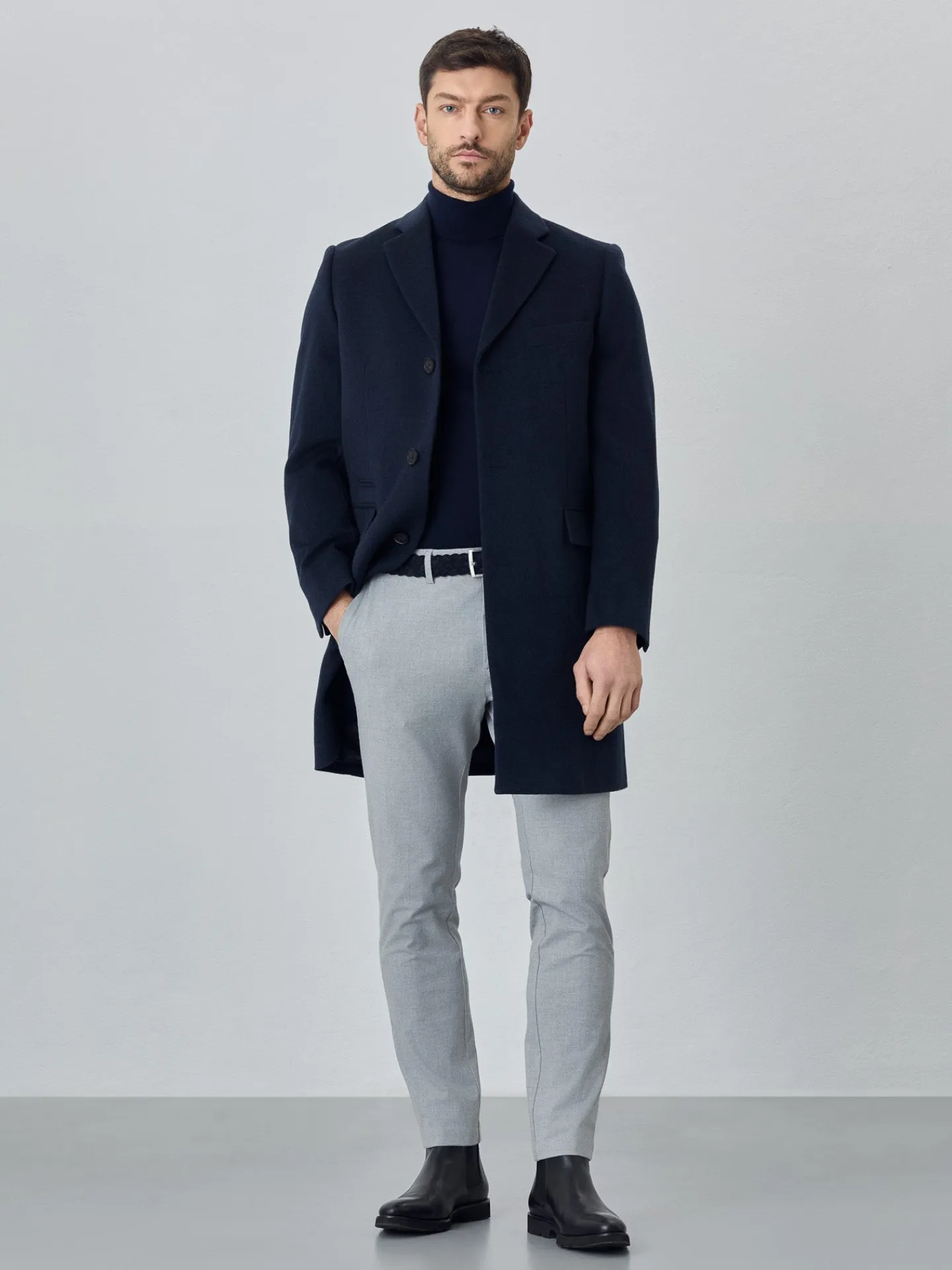 Sale Slim fit bi stretch chino trousers Calças Casuais