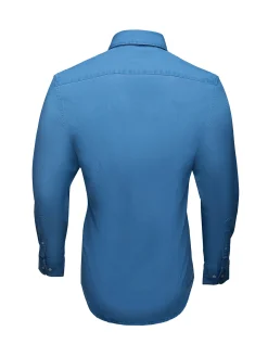 Clearance Slim Fit Casual Denim Shirt in 100% Cotton Camisas Casuais|Camisas Casuais