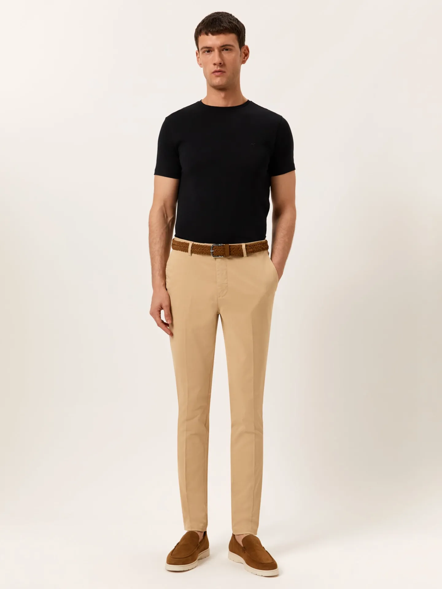 Best Slim Fit Casual Trousers in Comfort Cotton Calças Casuais|Calças Casuais