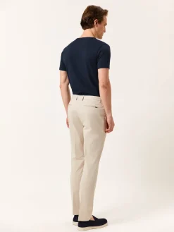 Hot Slim Fit Casual Trousers in Comfort Cotton Calças Casuais|Calças Casuais