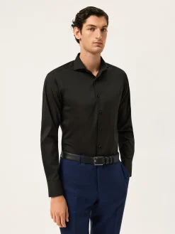 Online Slim Fit Cotton Stretch Travel Shirt With Dublin Collar Camisas Clássicas