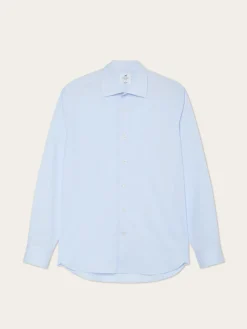 Slim Fit Dobby Formal Shirt With Oxford Collar Camisas Clássicas