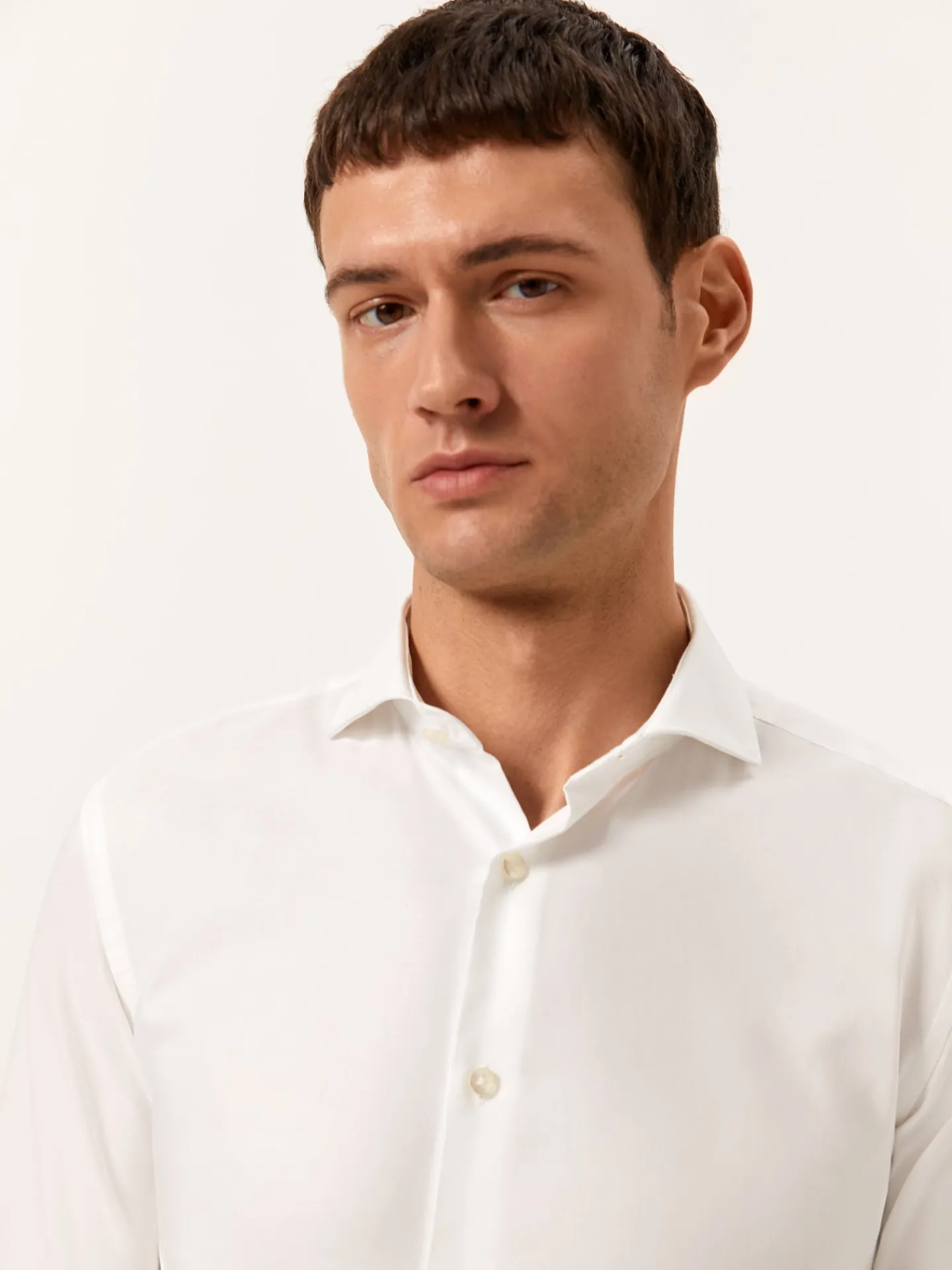 Hot Slim Fit Formal Oxford Shirt in 100% Cotton Camisas Clássicas|Camisas Clássicas