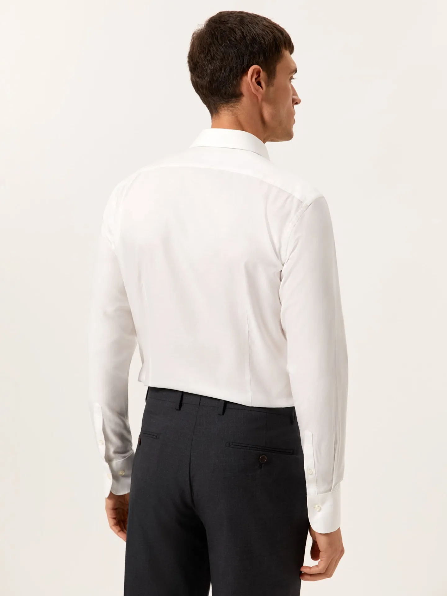 Hot Slim Fit Formal Oxford Shirt in 100% Cotton Camisas Clássicas|Camisas Clássicas
