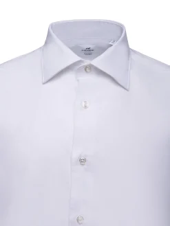 Slim Fit Formal Oxford Shirt in 100% Cotton Camisas Clássicas|Camisas Clássicas