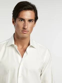 New Slim Fit Formal Oxford Shirt in 100% Cotton Camisas Clássicas|Camisas Clássicas