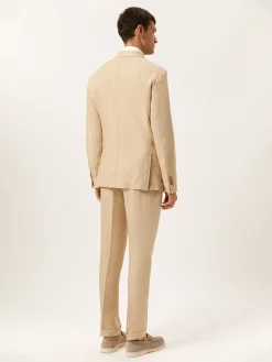 Discount Slim Fit Formal Suit in 100% Linen Fatos|Fatos