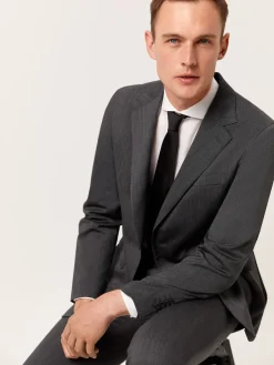 Sale Slim Fit Herringbone Suit in Performance Wool Fatos