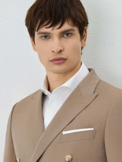 Outlet Slim fit Herringbone Suit In Wool Fatos