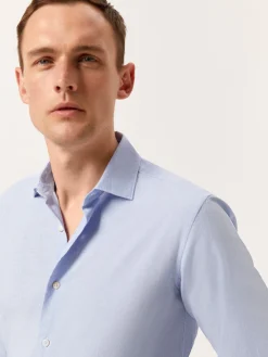 Best Slim Fit Houndstooth Cotton Linen Shirt with Open Collar Camisas Casuais