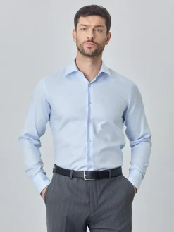 Online Slim fit k-easy non iron twill shirt Camisas Clássicas