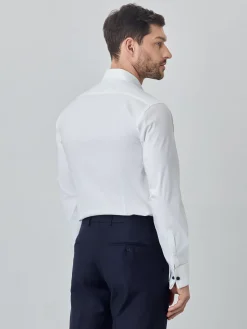 New Slim fit k-easy plain poplin comfort shirt Camisas Clássicas
