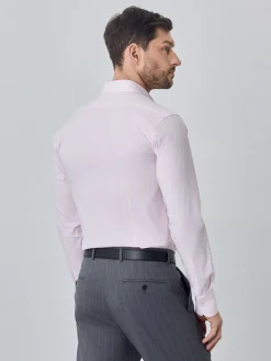 Hot Slim fit k-easy striped poplin comfort shirt Camisas Clássicas
