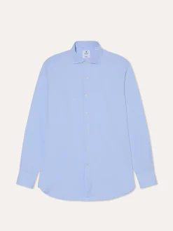 New Slim Fit Micro-Pied Poule Shirt with Dublin Collar Camisas Clássicas