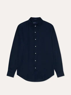 Best Slim Fit Open Shirt in 100% Linen Camisas Casuais|Camisas Casuais