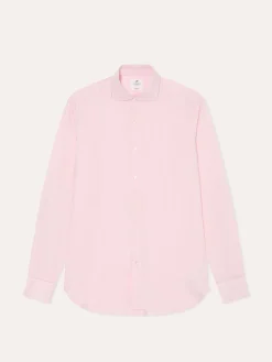 Discount Slim Fit Oxford Shirt with Dublin Collar and Double Cuffs Camisas Clássicas
