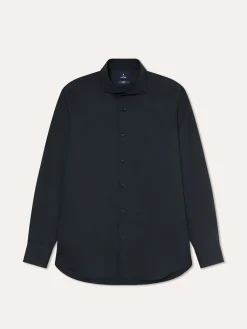 Slim Fit Performance Poplin Shirt with Dublin Collar Camisas Clássicas
