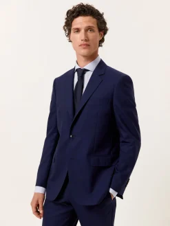 Discount Slim Fit Performance Small Striped Shirt with Dublin Collar Camisas Clássicas