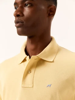 Outlet Slim fit piqué polo shirt Polos