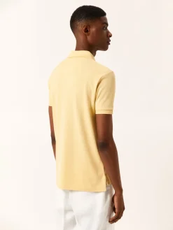 Outlet Slim fit piqué polo shirt Polos