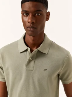 Outlet Slim fit piqué polo shirt Polos