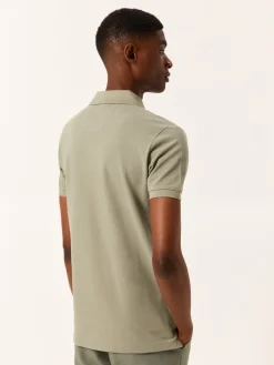 Outlet Slim fit piqué polo shirt Polos