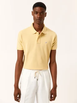 Outlet Slim fit piqué polo shirt Polos