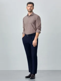 Hot Slim fit poplin over dye shirt Camisas Casuais