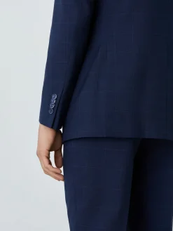 New Slim Fit Prince Of Wales Suit In Wool Fatos