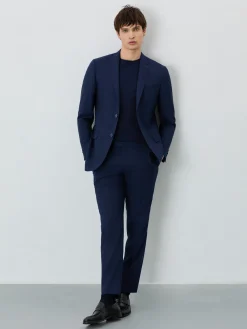 New Slim Fit Prince Of Wales Suit In Wool Fatos