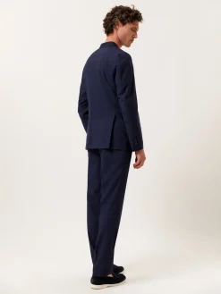 Best Slim Fit Prince of Wales Suit in Wool Fatos