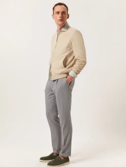 Hot Slim Fit Striped Cotton Linen Shirt with Open Collar Camisas Casuais