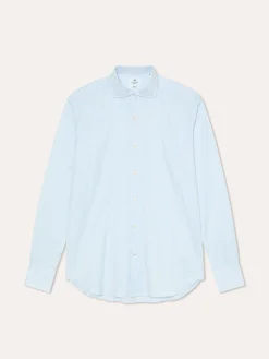 Sale Slim Fit Striped Shirt with Dublin Collar Camisas Clássicas