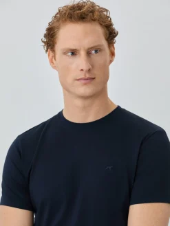 Online Slim Fit T-shirt With Round Neck In 100% Cotton T-Shirts