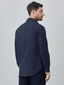 Discount Soft Needledcord Garment dye shirt Camisas Casuais