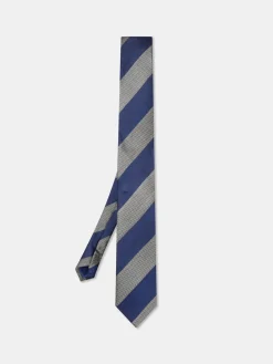 Best Striped Pattern 100% Silk Tie 7,5cm Gravatas
